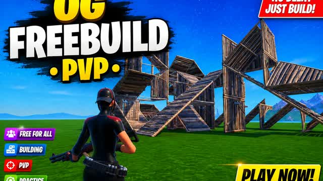 OG FREEBUILD • PVP — Fortnite Creative map