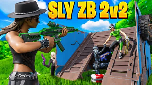 Sly Zero Build 2v2 — Fortnite Creative map