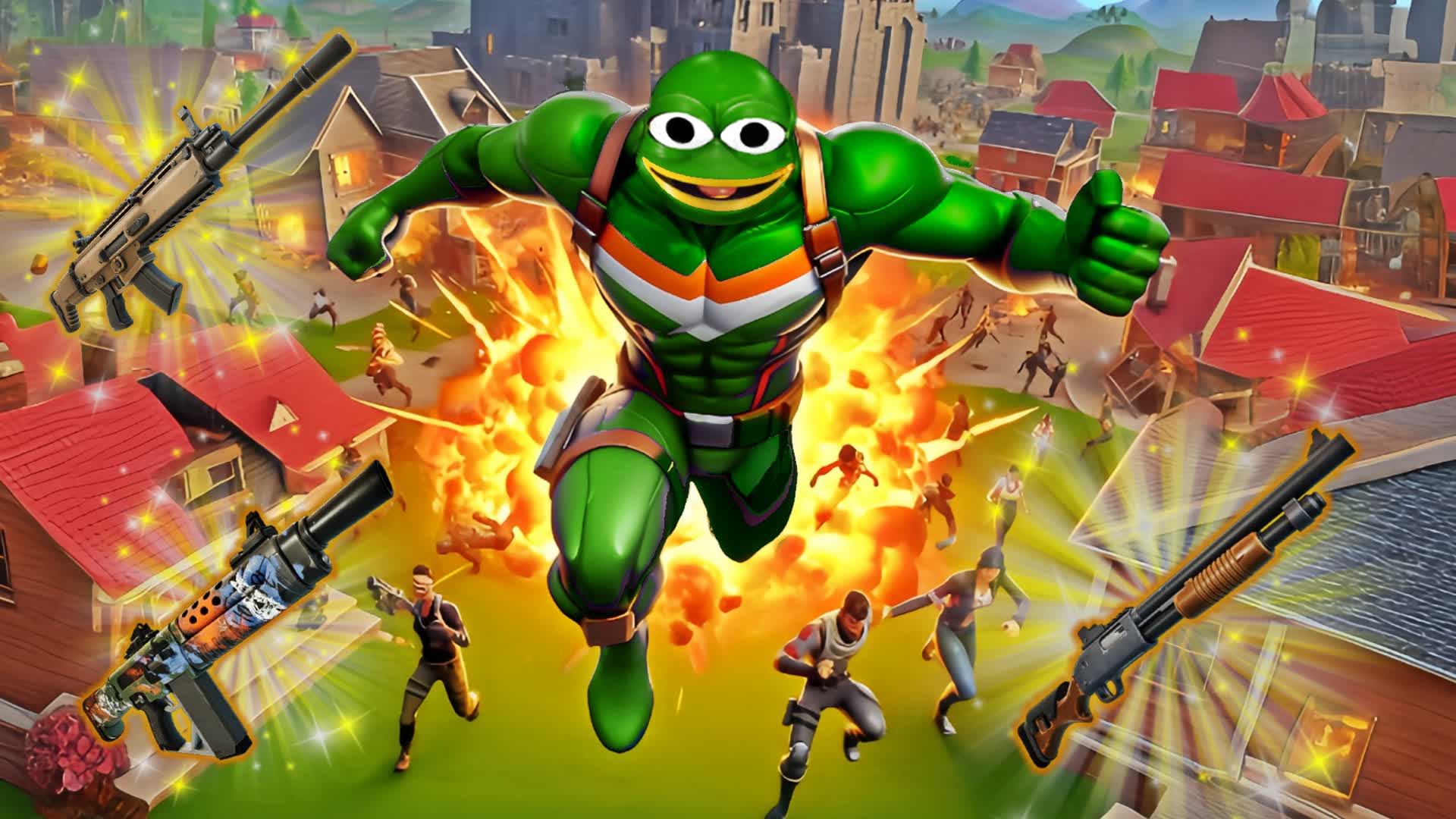 ZONE WARS MEME 🐸🤣 — Fortnite Creative map