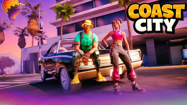 Coast City — Fortnite Creative map cover art