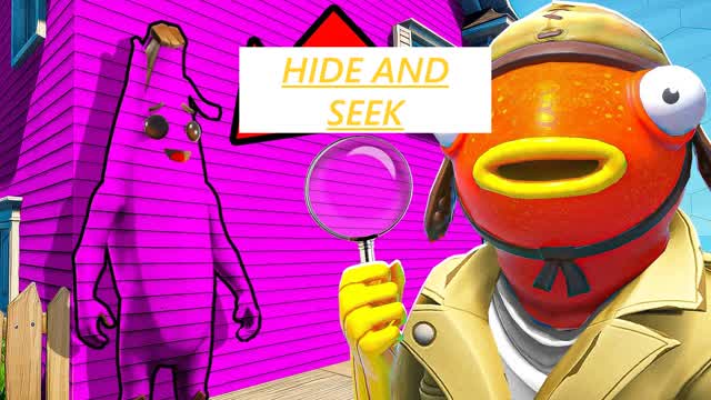 HIDE AND SEEK!! Prop Hunt — Fortnite Creative map cover art