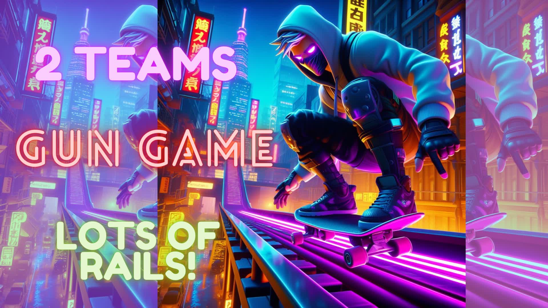 Gun Game - 2 TEAMS — Fortnite Creative map