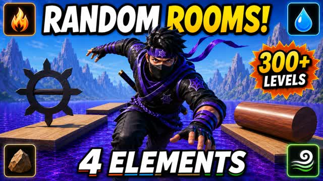 Ninja Random Switch Deathrun 300+ — Fortnite Creative map