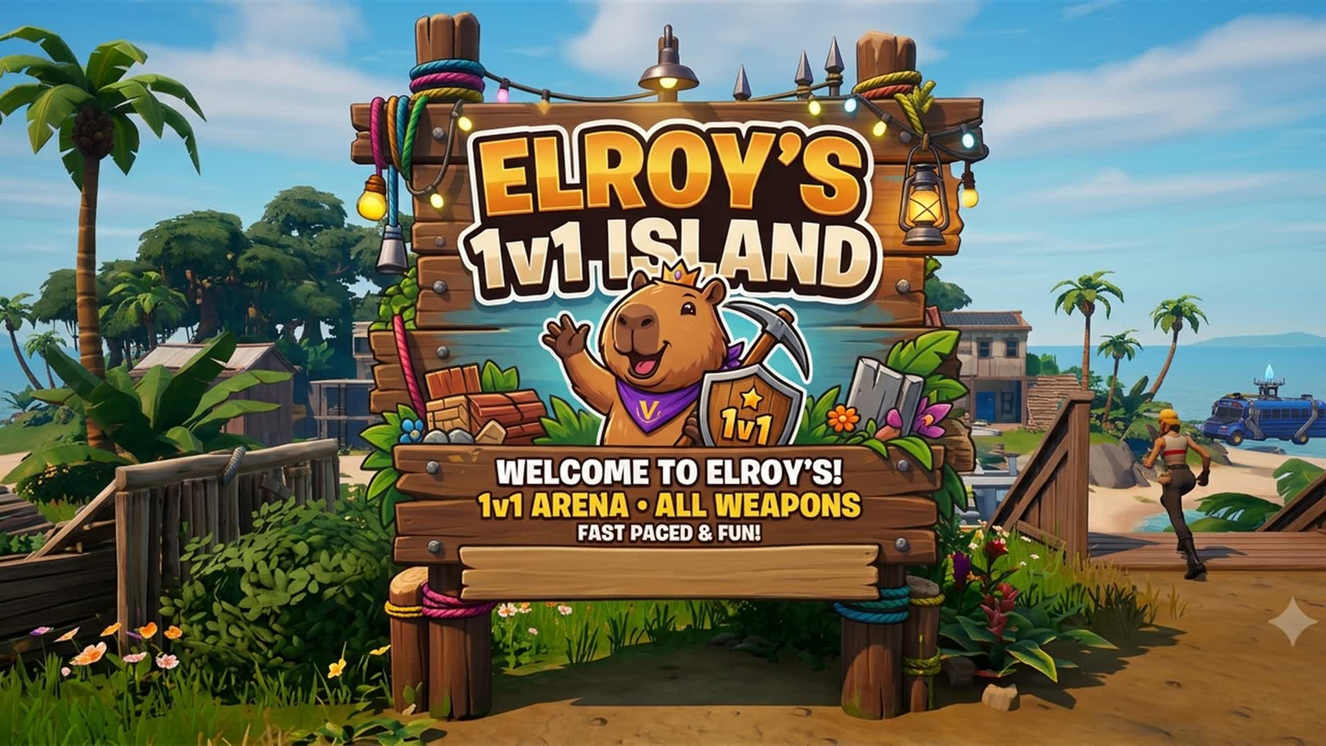 Elroy's 1v1 Island — Fortnite Creative map