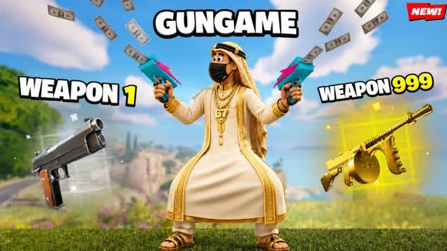 Gungame fairs لعبة الأسلحة 💫 — Fortnite Creative map cover art
