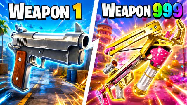 GUN GAME π« SUMMER ONE SHOT MADNESS β Fortnite Creative map