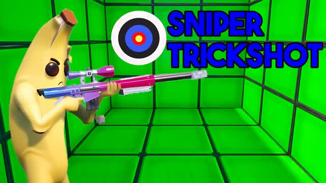 SNIPER TRICKSHOT — Fortnite Creative map cover art