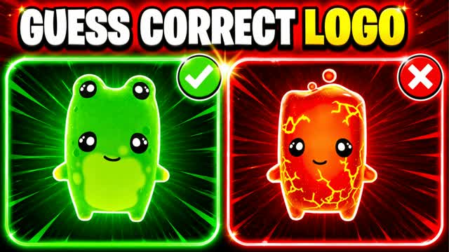 ⭐GUESS THE CORRECT LOGOS🔍 [COOL]🤣 — Fortnite Creative map