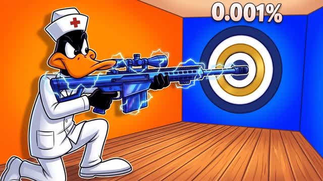 🧃 DOCTOR TRICKSHOT — 80 Levels 💥 — Fortnite Creative map cover art