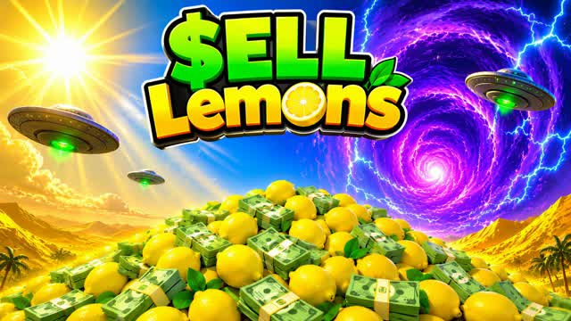 SELL LEMONS — Fortnite Creative map cover art