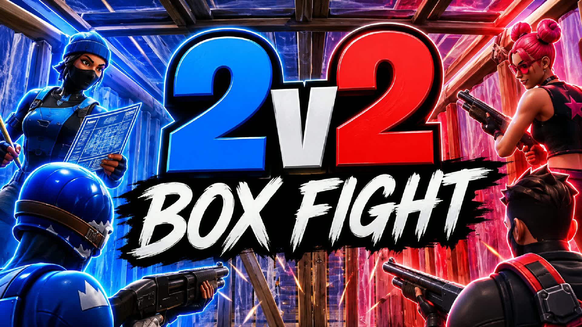 2V2 BOX FIGHT — Fortnite Creative map