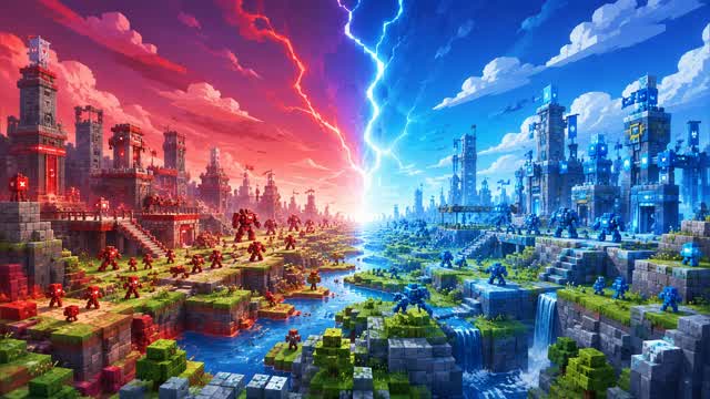 RED VS BLUE OMEGA RUSH 🔴🔵 — Fortnite Creative map