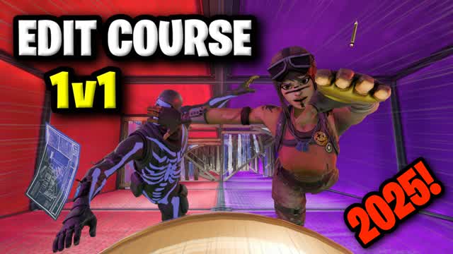 Best 1v1 Edit Course 2025 — Fortnite Creative map cover art