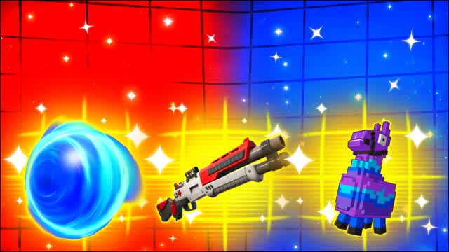 RED VS BLUE AXIS LOCK 🔴🔵 — Fortnite Creative map cover art