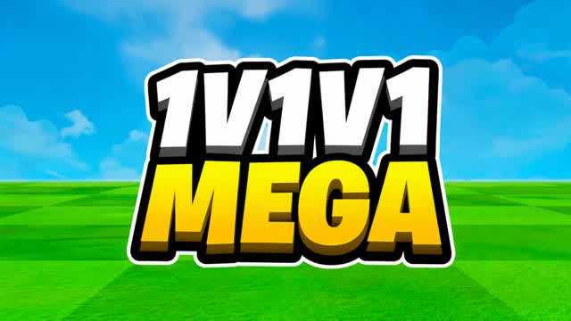 1v1v1 MEGA — Fortnite Creative map cover art