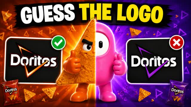 GUESS CORRECT OR 💀 LOGO — Fortnite Creative map