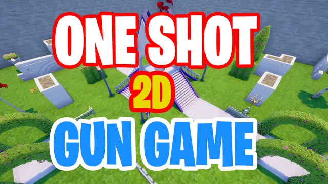 2D-GUN GAME-ONE SHOT — Fortnite Creative map