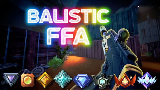 ⭐Crazy Balistic FFA⭐ — Fortnite Creative map cover art