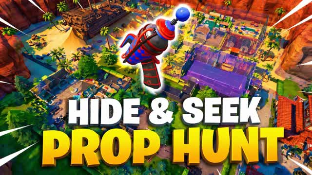 Prop Hunt by DZIEDZIC — Fortnite Creative map cover art