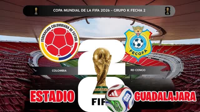 COLOMBIA vs CONGO WORLD CUP GUADALAJARA — Fortnite Creative map cover art