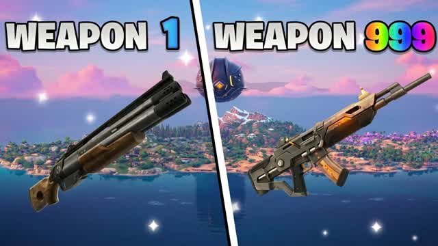 🎯 GUN GAME CHAPITRE 7 : 140 ARMES ! 🔫 — Fortnite Creative map