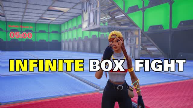 Infinite Box Fight — Fortnite Creative map cover art