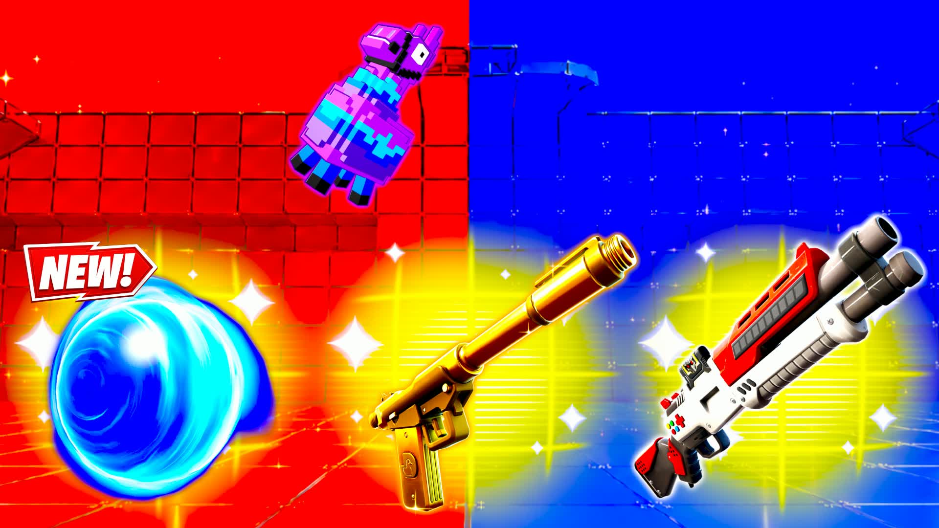 RED VS BLUE DEFEND THE FRONT 🔴🔵 — Fortnite Creative map