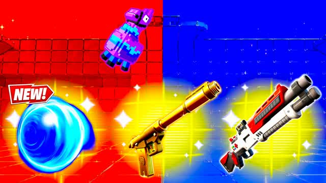 RED VS BLUE DEFEND THE FRONT 🔴🔵 — Fortnite Creative map