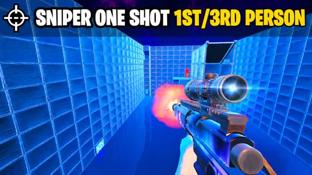⚔️SNIPER ONE SHOT 1ST PERSON⚔️ — Fortnite Creative map cover art