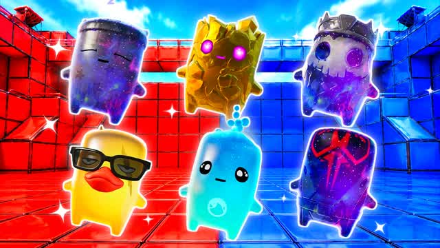 BLUE VS RED UNBROKEN 🔵🔴 — Fortnite Creative map cover art