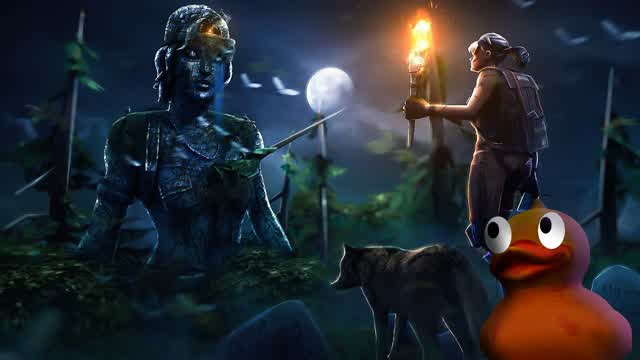 Woop Horror Prop Hunt — Fortnite Creative map cover art
