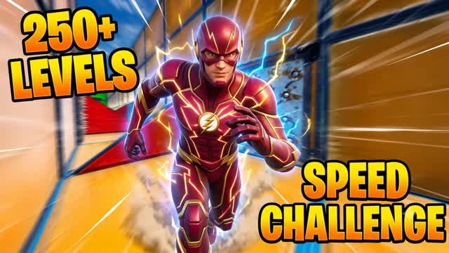 ⚡️Speed ​​challenge⚡️250 LEVELS — Fortnite Creative map cover art