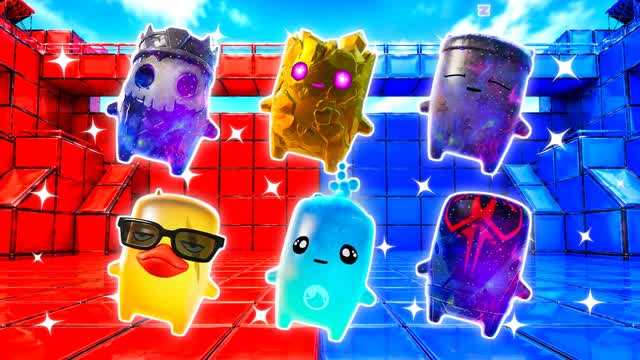 RED VS BLUE CLEAN SHIFT 🔴🔵 — Fortnite Creative map cover art