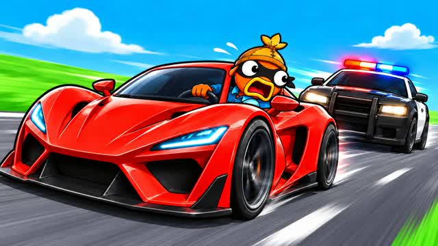 Steal A Supercar — Fortnite Creative map