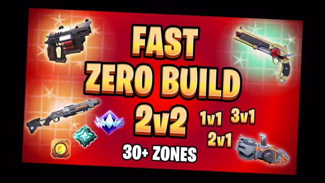 Fast 2v2 Zero Build 2v2 Best — Fortnite Creative map cover art