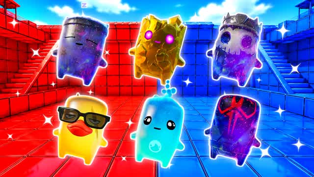 SHIFT WITHOUT WARNING BLUE VS RED 🔵🔴 — Fortnite Creative map cover art