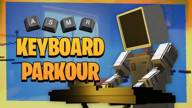 KEYBOARD ASMR PARKOUR — Fortnite Creative map
