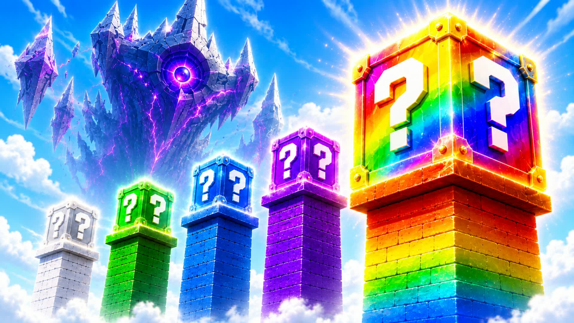 LUCKY BOX PILLARS 🎁 — Fortnite Creative map