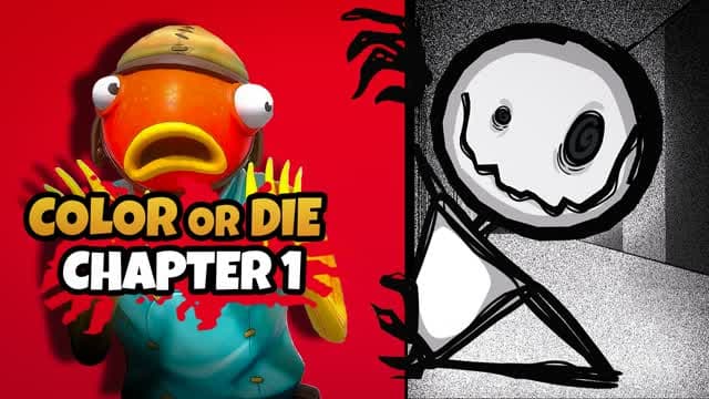COLOR OR DIE [HORROR] — Fortnite Creative map cover art