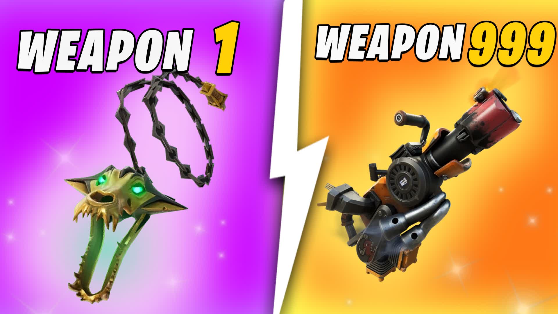 GUN GAME ONE SHOT — Fortnite Creative map