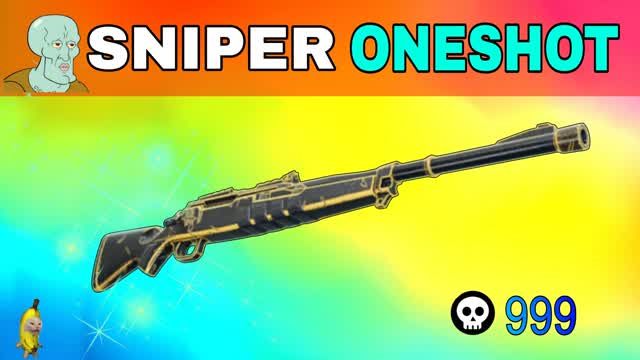STINKY SNIPER ONE SHOT 🎯 — Fortnite Creative map