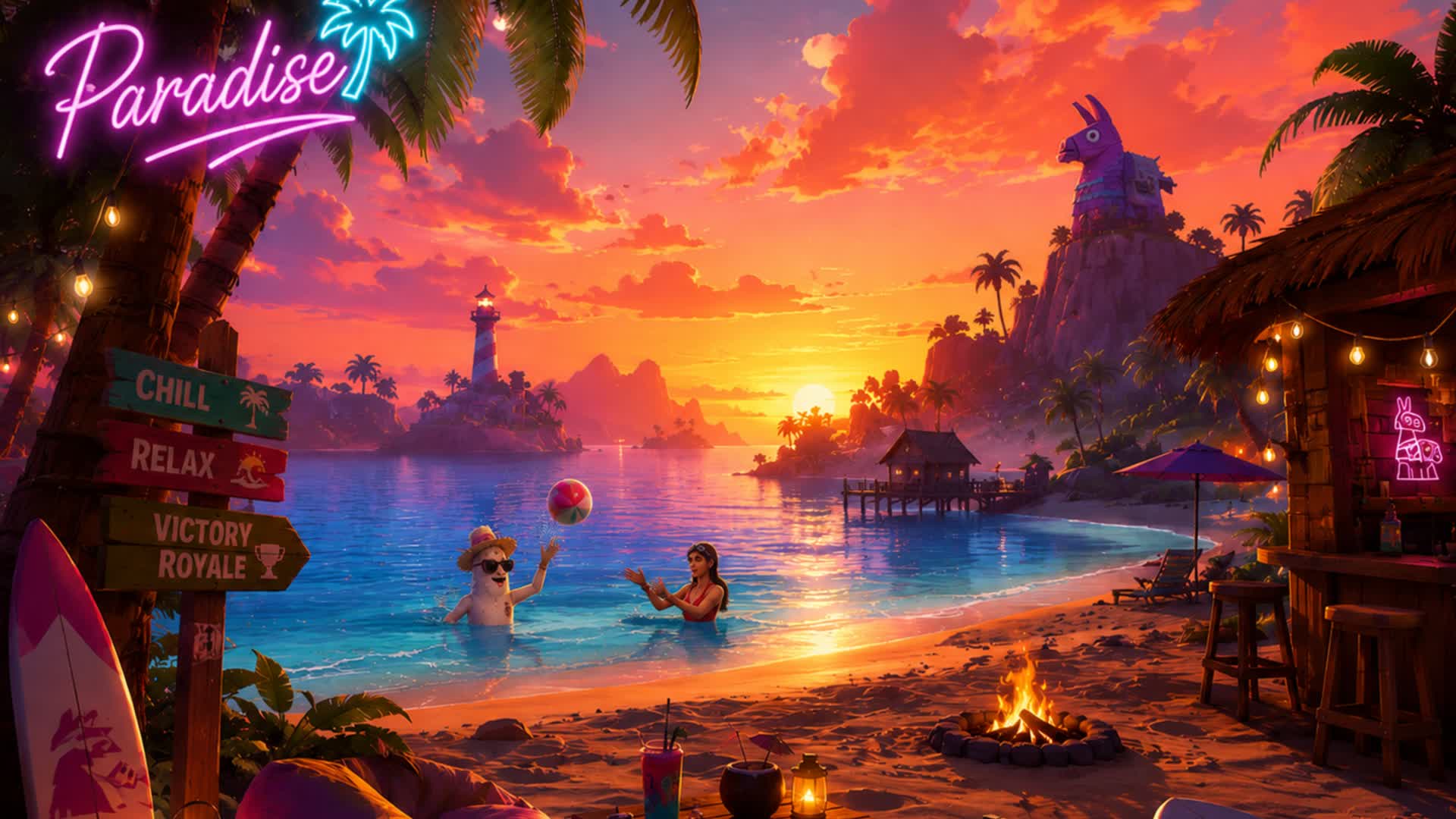 FBZ paradise 🌴 — Fortnite Creative map