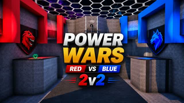 POWER WARS RED VS BLUE LOUDER — Fortnite Creative map