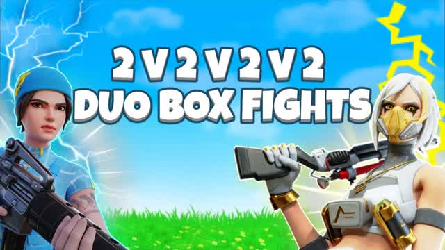 BOX FIGHTS 📦 (2v2v2v2) — Fortnite Creative map cover art