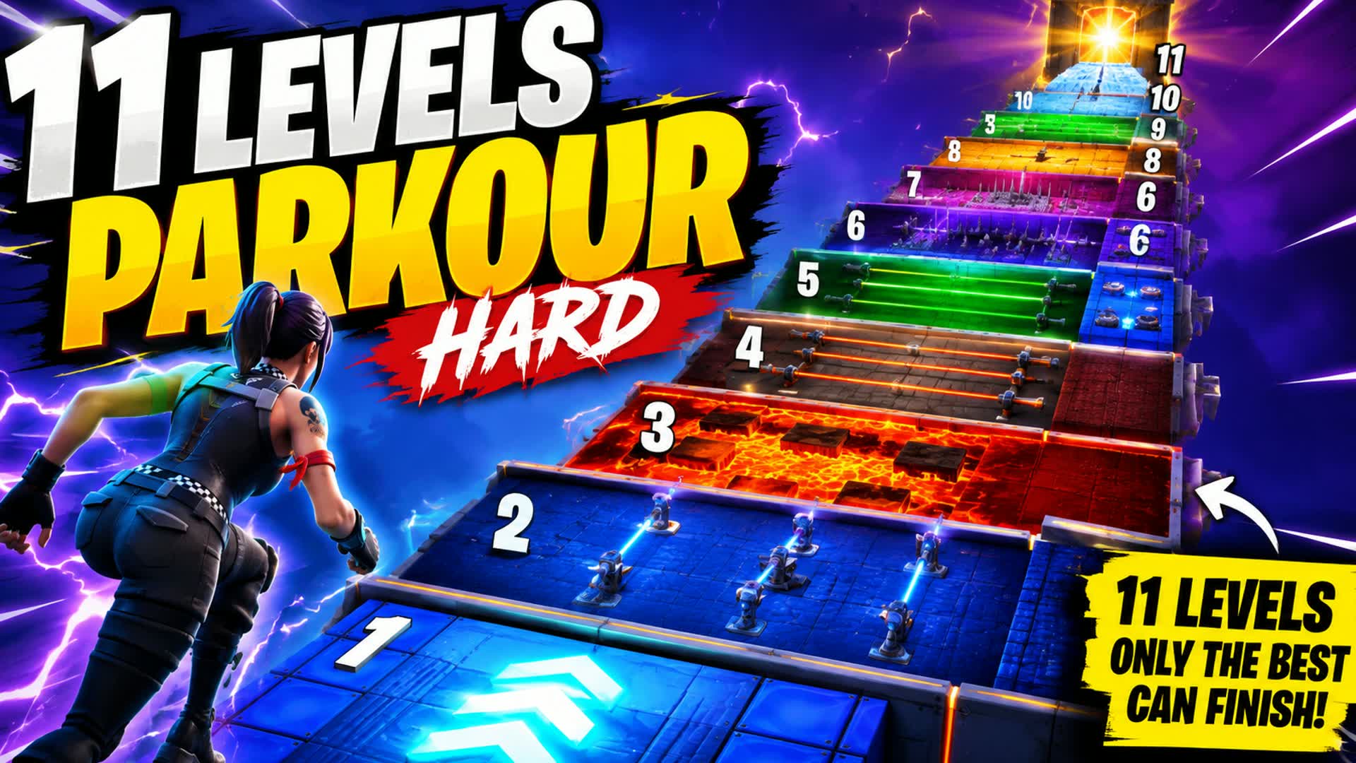 MA HARD PARKOUR — Fortnite Creative map