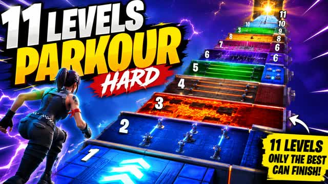 MA HARD PARKOUR — Fortnite Creative map cover art