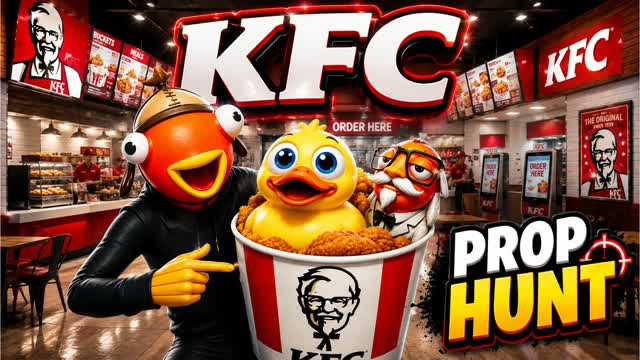 KFC PROP HUNT 🍗 — Fortnite Creative map cover art
