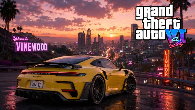 GRAND THEFT AUTO VI GTA6🌴 CAR — Fortnite Creative map cover art