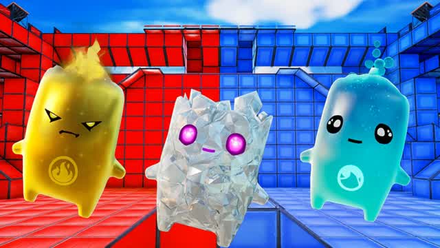 BLUE VS RED SMS AURA — Fortnite Creative map