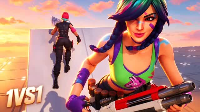 1VS1 BUILD FIGHTS GO — Fortnite Creative map